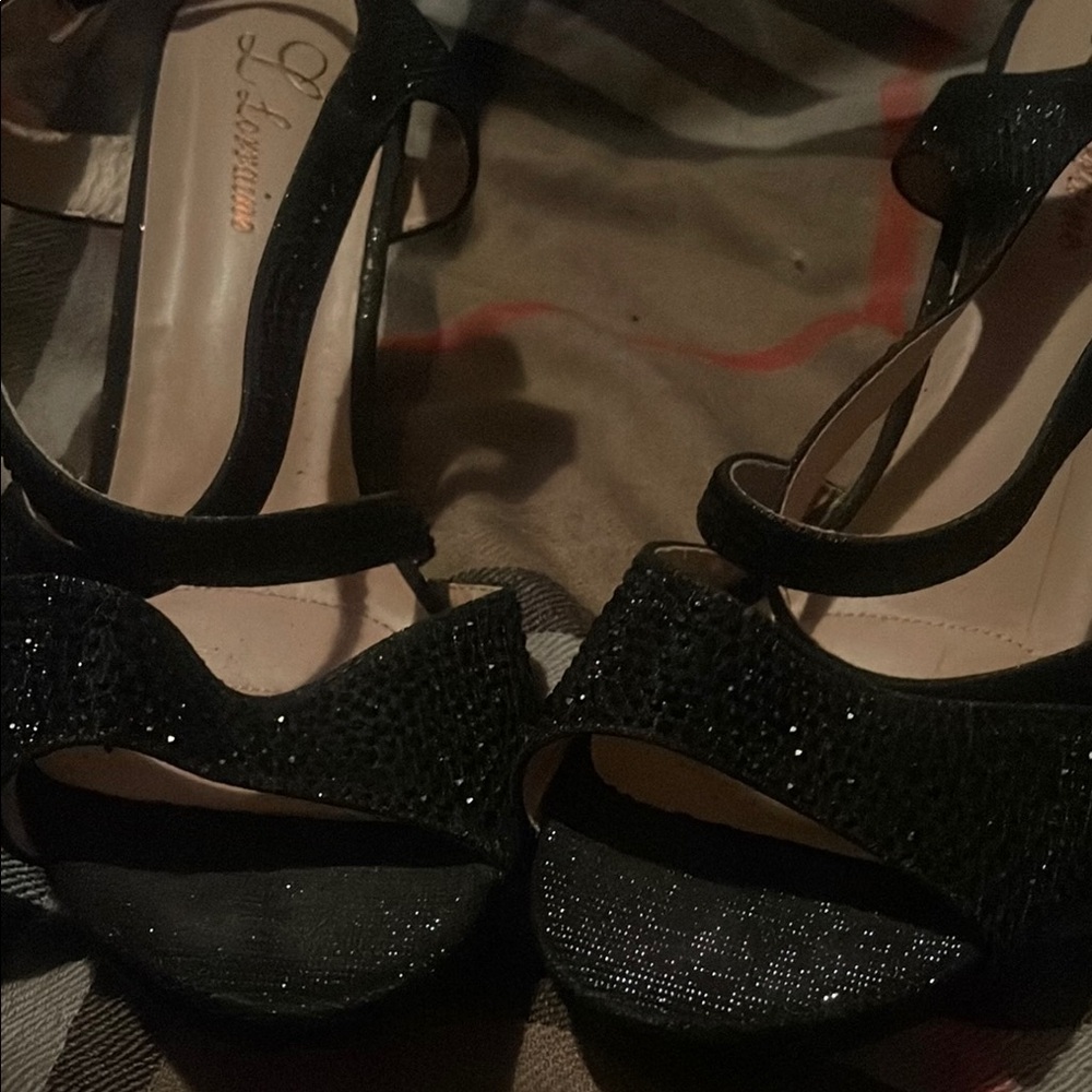 Lauren Lorraine Black Heels